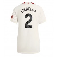 Billiga Manchester United Victor Lindelof #2 Tredje fotbollskläder Dam 2023-24 Kortärmad